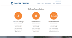 Desktop Screenshot of encoredentalplan.com